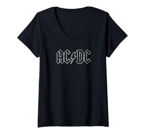 AC/DC V-Neck T-shirt dam – recension av officiell vintage-tröja