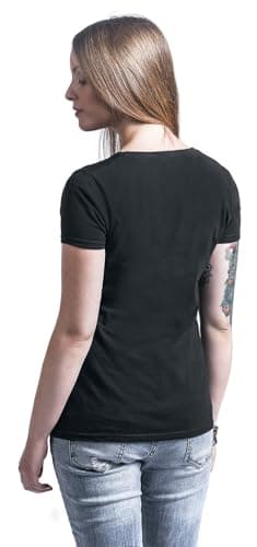 Nirvana Faded Faces Women's T-Shirt Black Regular, Black, Large