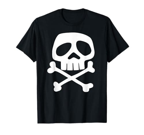 Camiseta Punk Rock Skull and Bones – Review 1980s