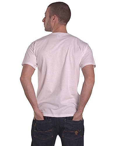 Nirvana T Shirt Serpent Snake Serve The Servants Band Logo Official Mens White Size L