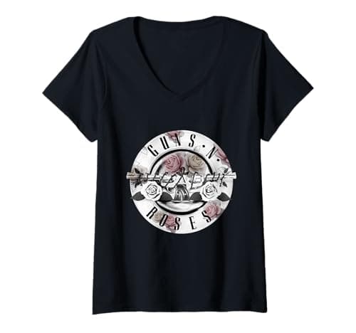 Guns N' Roses Official Floral Bullet V-Neck T-Shirt – Recenzja i Opinie