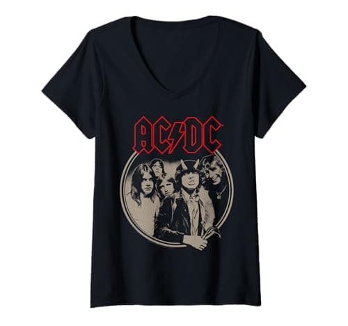 Camiseta AC/DC Mujer Framed V-Neck – Análisis y Opinión