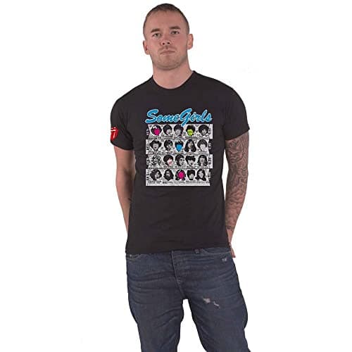 The Rolling Stones 'Some Girls Album' (Black) T-Shirt (Large)