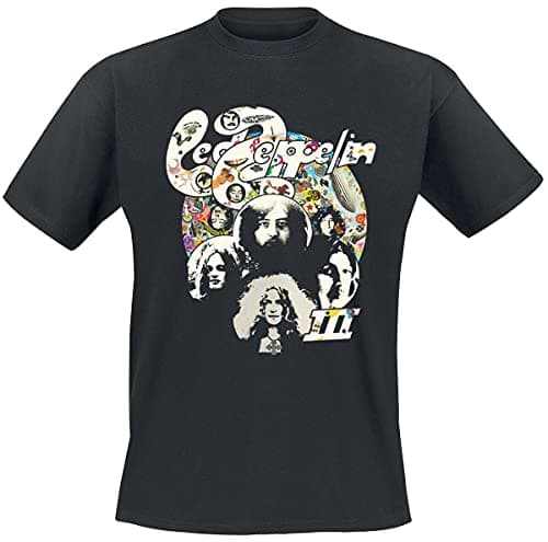Led Zeppelin Men's Photo III Slim Fit T-Shirt Large Black