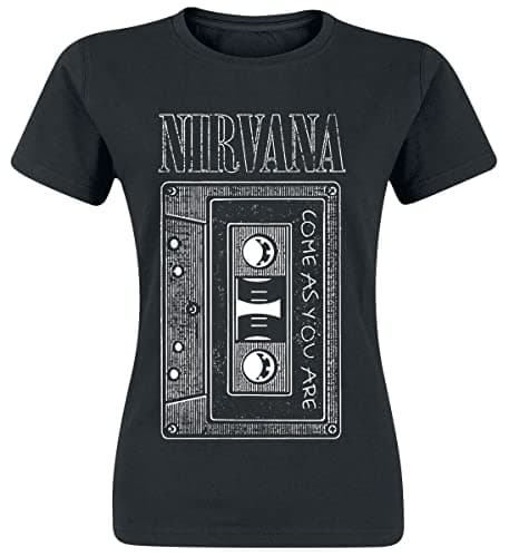 Nirvana As You are Tape Junior Top Medium Black