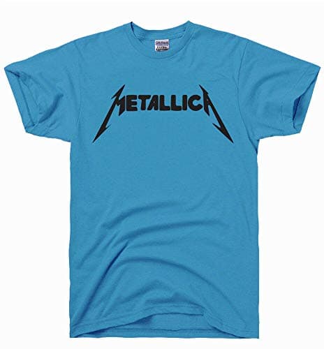 DIRTYRAGZ AC/DC Beavis & Butthead Logo Adult T-Shirt (Medium) Blue