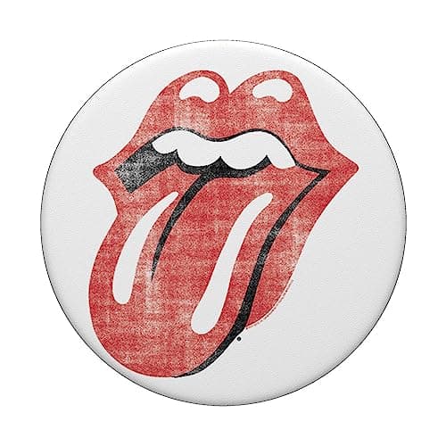 Rolling Stones Official Distressed Tongue PopSockets Standard PopGrip