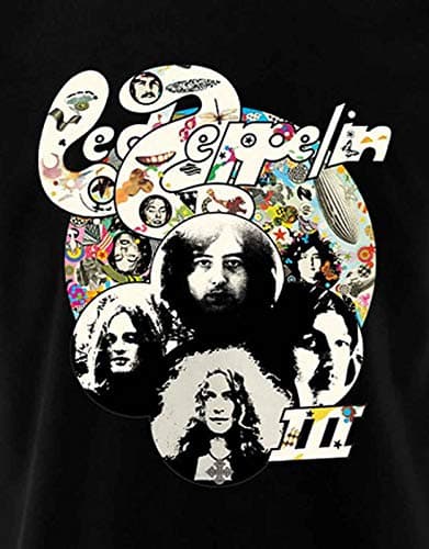 Led Zeppelin T Shirt Photo Iii Band Logo Official Mens Black Size XXL