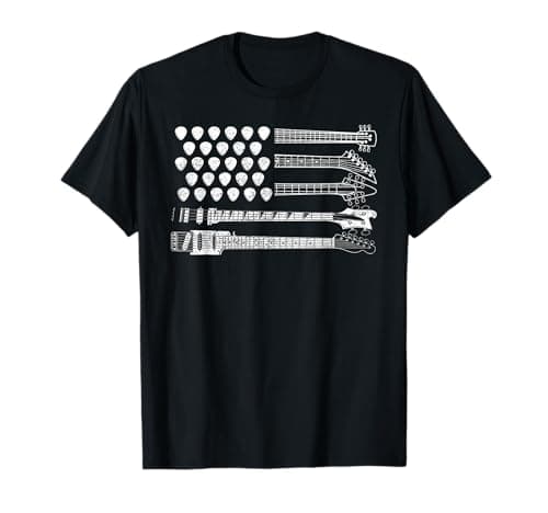 Camiseta Rock USA Flag – Reseña Honesta del Modelo Retro Guitarra