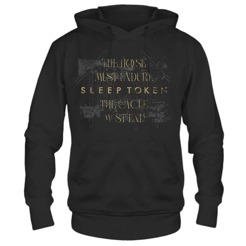Sleep Token Hoodie for Men & Women Front & Back Print Arcadia Black Hooded Fleece Pullover Sweatshirt