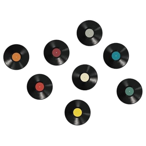 WrtmyR Vinyl Record Wall Stickers Review – 8 Pack Album Cover Decor