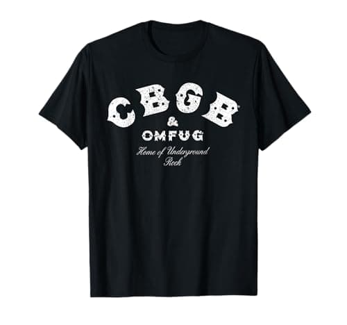 CBGB Classic Logo On Black T-Shirt