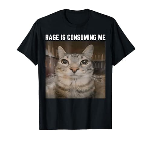 Camiseta Rage is Consuming Me Meme Gato — Análisis y Opinión