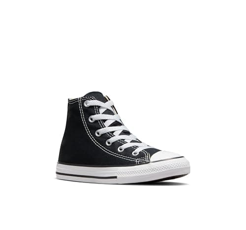 Converse Kids' Chuck Taylor All Star High Top, Black, 13 Little Kid