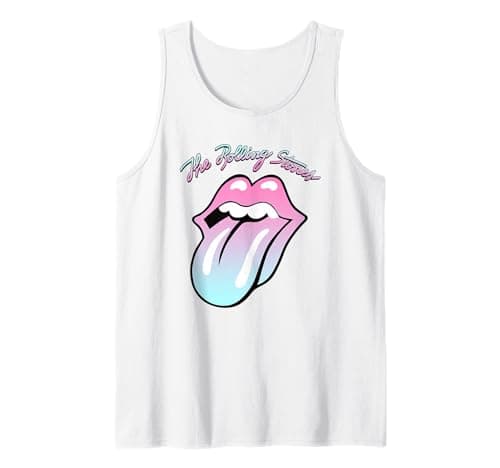 Official Rolling Stones Gradient Tongue Tank Top
