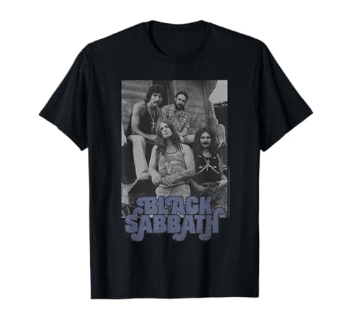 Black Sabbath Retro Photo T-Shirt T-Shirt