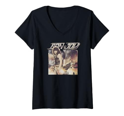 Bon Jovi Runway V-Neck T-Shirt Review – Authentic Licensed Band Merch