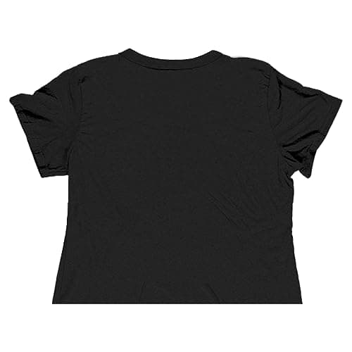 Suburban Riot Bon Jovi Official Slippery When Wet World Tour Dylan Women's Short Sleeve Crop Top (Small) Black