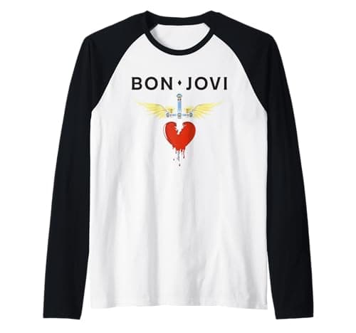 Bon Jovi Heart Dagger Raglan Baseball Tee Review – Is It Worth the Hype?