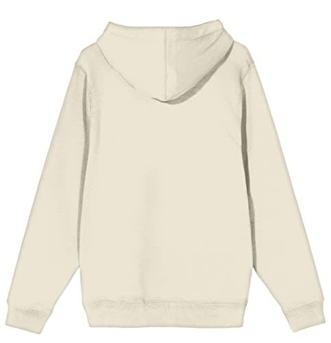 Bioworld Led Zeppelin Falling Icarus & Logo Long Sleeve Sand Adult Hooded Sweatshirt-3XL