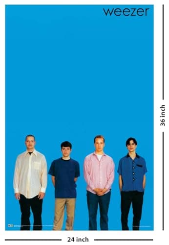 Weezer Blue Poster - Officially Licensed - 24" x 36"