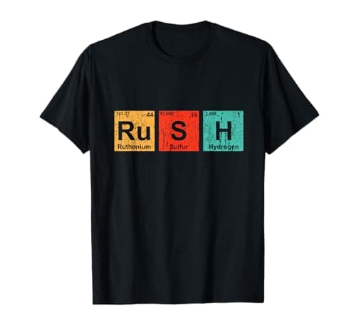 Rush (Ru-S-H) Periodic Table Elements Shirt – Análisis Completo