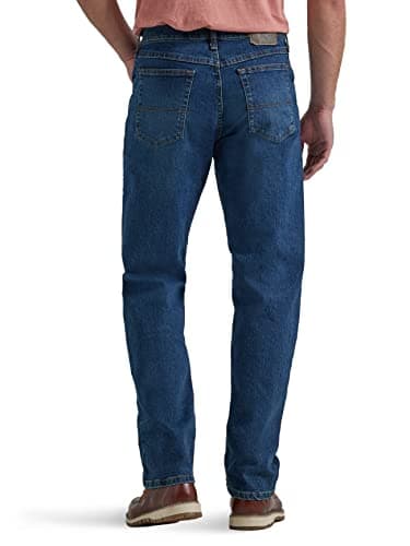 Wrangler Authentics Men's Classic 5-Pocket Relaxed Fit Flex Jean Flex Dark 38W x 32L