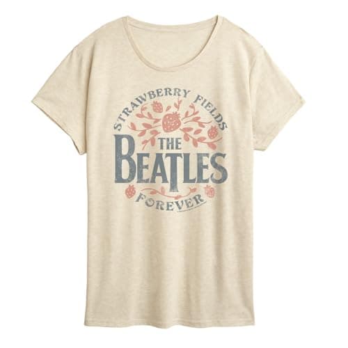 The Beatles - Strawberry Fields Forever - Women's Short Sleeve Graphic T-Shirt - Size 3X