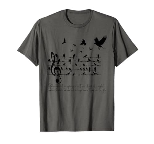 Camiseta Blackbird Singing in The Dead of Night – Análisis Completo