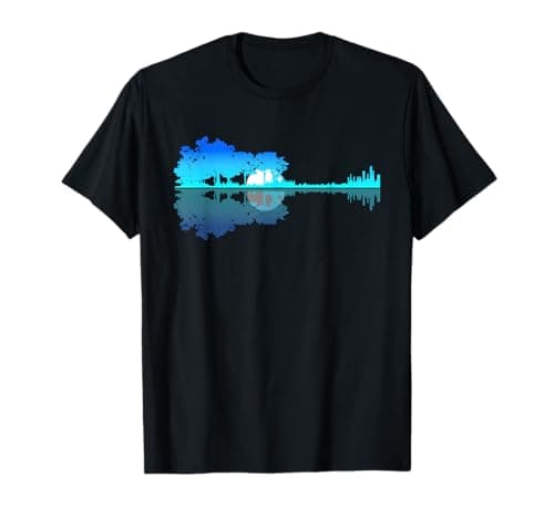 T-shirt Guitariste Guitar Lake Shadow - Avis Complet