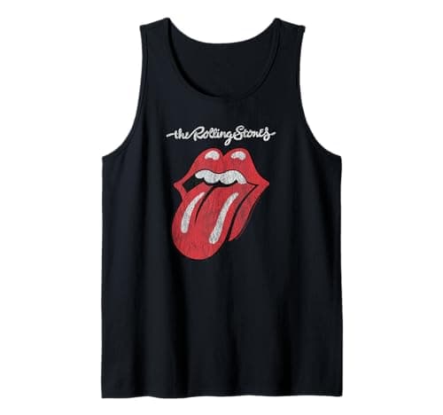 Rolling Stones Official Script Tongue Tank Top Review