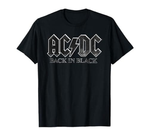 Koszulka AC/DC Back in Black PWRUP 2025 Tour – Recenzja i Opinie