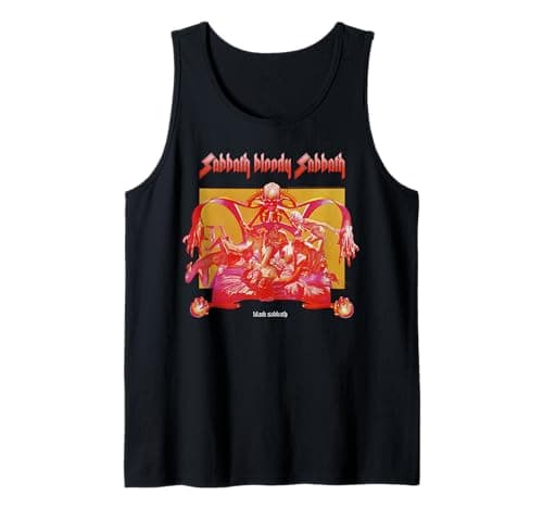 Black Sabbath Official Sabbath Bloody Sabbath Bright Tank Top