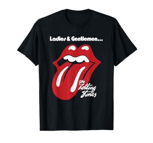 Official Rolling Stones Ladies & Gentlemen Black T-Shirt