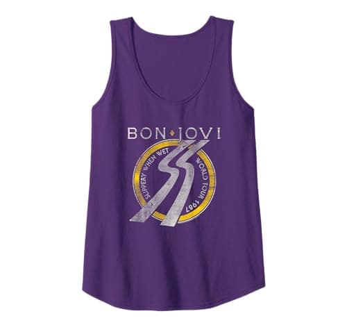 Bon Jovi Slippery When Wet World Tour Tank Top Review