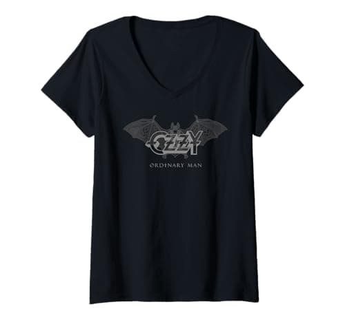 Ozzy Osbourne Ordinary Man Bat V-Neck T-Shirt Review – análisis honesto
