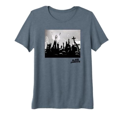 Black Sabbath Ozzy Cross Live Photo Premium Tri-Blend T-Shirt Review