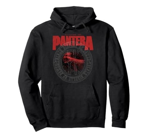 Pantera Official Vulgar Display of Power Circle Pullover Hoodie