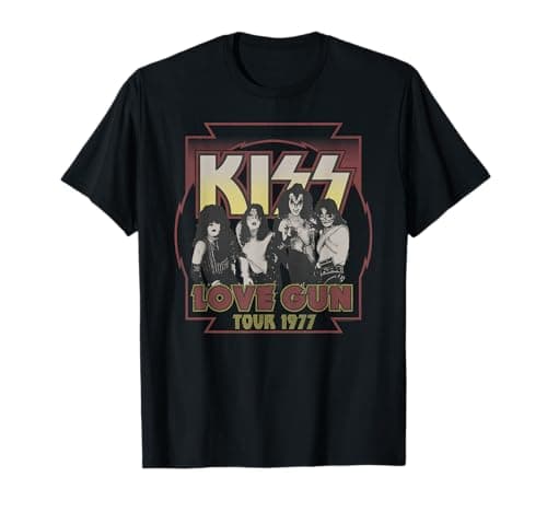 Camiseta KISS Love Gun Tour 1977: Análisis Completo