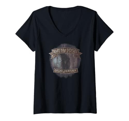 Bon Jovi New Jersey V-Neck T-Shirt Review – Honest Verdict