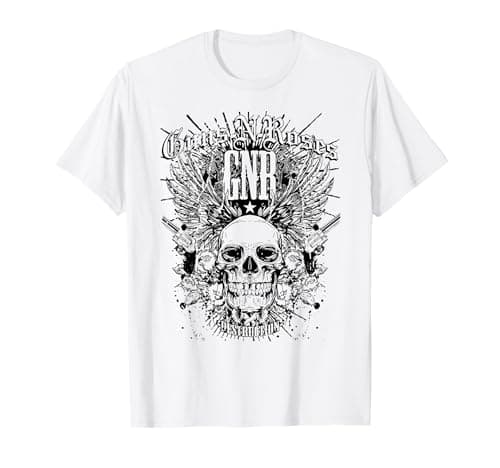 Guns N' Roses Official Destruction White T-Shirt Small