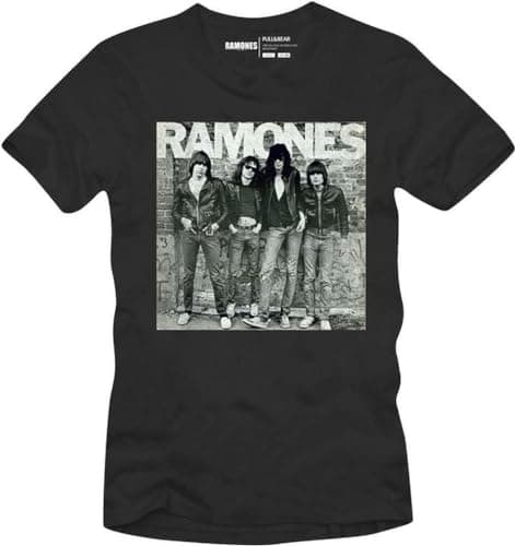 Ramones Men's 1st Album Cover T-Shirt Black X-Large