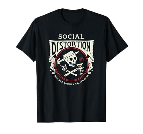Official Social Distortion Skelly Circle T-Shirt