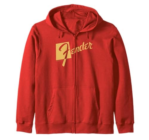 Fender Retro Text Logo Zip Hoodie