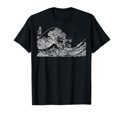 Japanese Wave Ocean Traditional Japan Men's Graphic T-Shirt