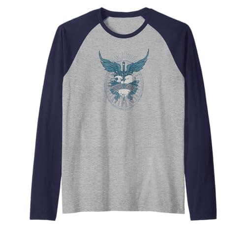 Bon Jovi Winged Heart Raglan Baseball Tee Review