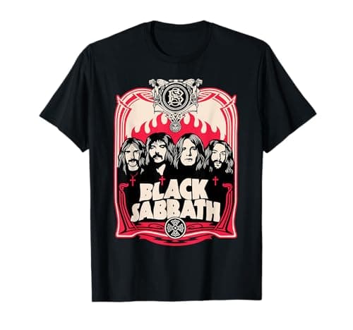 Black Sabbath Group Crest T-Shirt T-Shirt