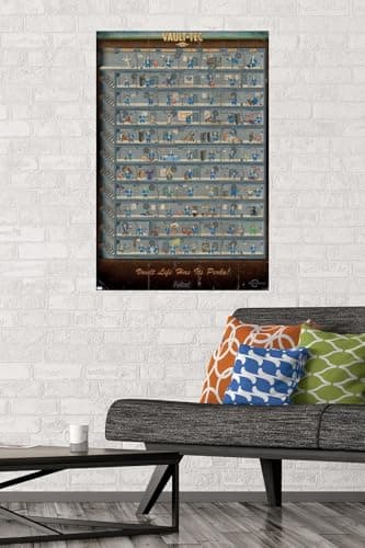 Fallout 4 - Vault Life Wall Poster, 34L" x 22.4W", Unframed Version