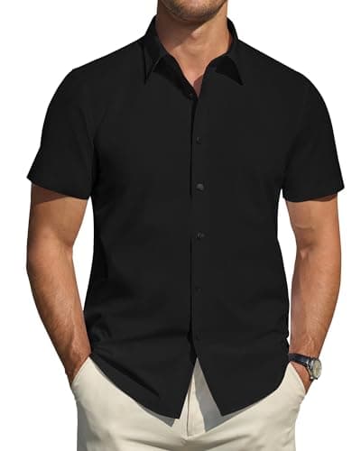 J.VER Stain Proof Dress Shirt Review – Black Large Test