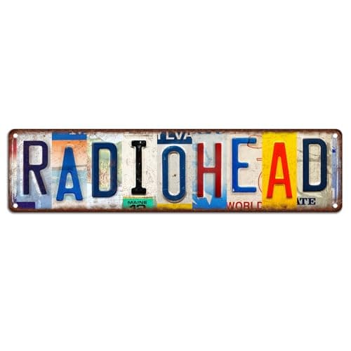 Panneau Métal Radiohead : Mon Test Complet du Tin Sign Vintage